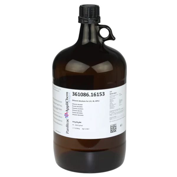ALCOHOL ETILICO ABSOLUTO HPLC, UV, IR