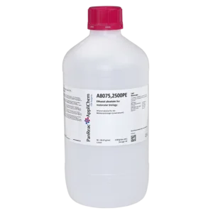 ALCOHOL ETILICO ABSOLUTO 99.5%. PARA BIOLOGIA MOLECULAR..