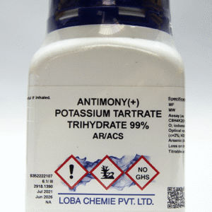 ANTIMONIO III Y POTASIO TARTRATO 3-HIDRATO ACS