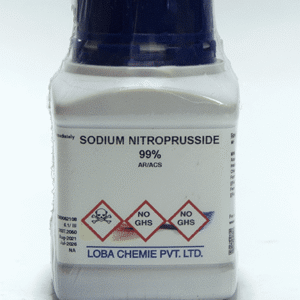 SODIO NITROPRUSIATO 2-HIDRATO (PENTACIANONITROSILFERRATO DE SODIO) ACS