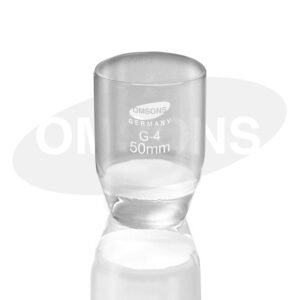 CRISOL GOOCH EN VIDRIO PLACA FILTRANTE PORO 3. CAPACIDAD. 30 mL.
